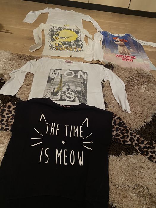 Set 6 tricouri fetite 13-14 ani