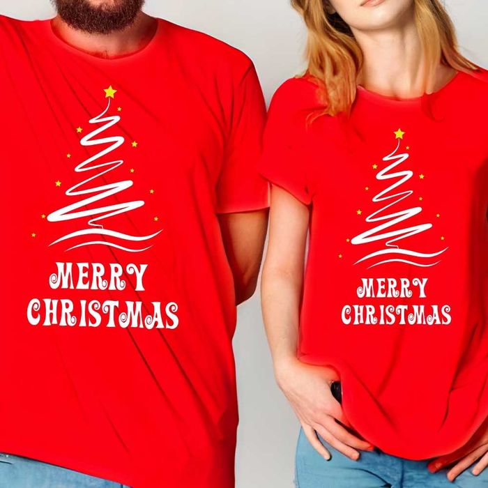 Коледни семейни тениски  , мъжки , дамски , детски коледни тениски