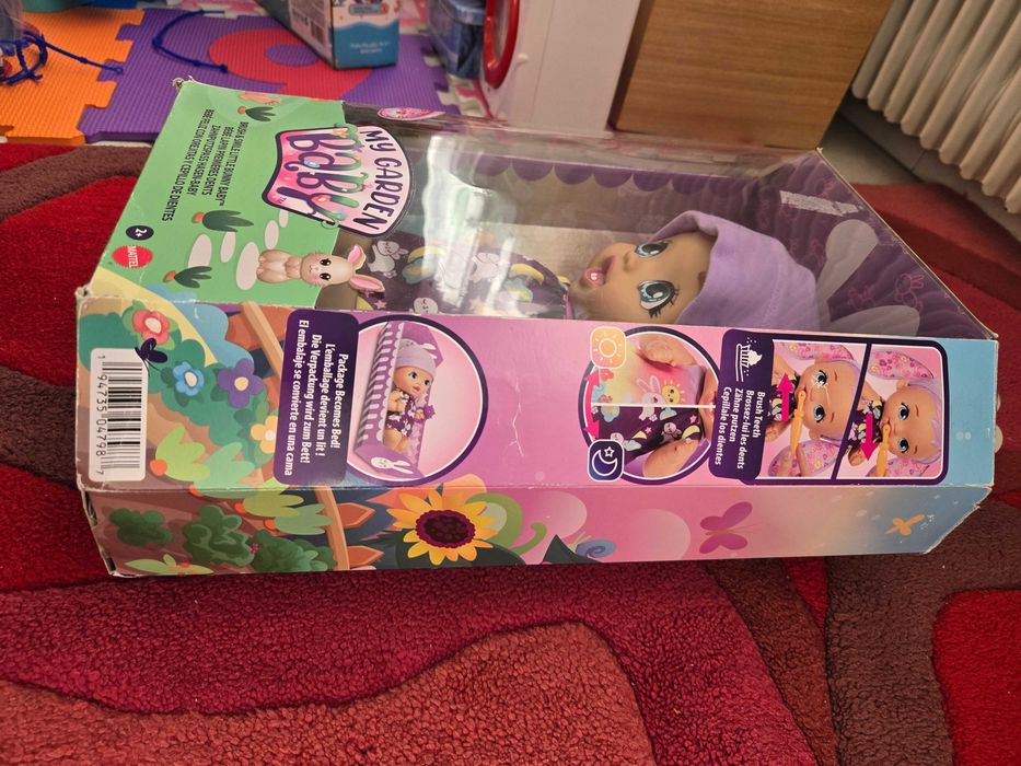 Бебе кукла зайче Mattel My baby Garden