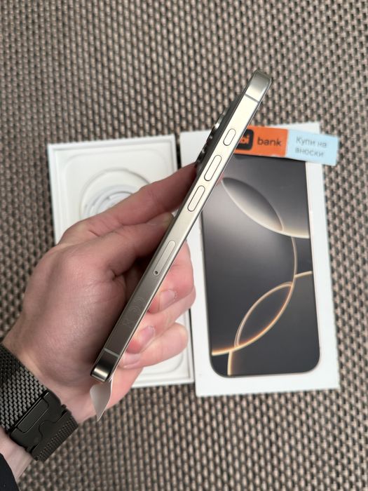 256!ЛИЗИНГ*68лв/м iPhone 16 pro*Natural Titanium айфон 16 про