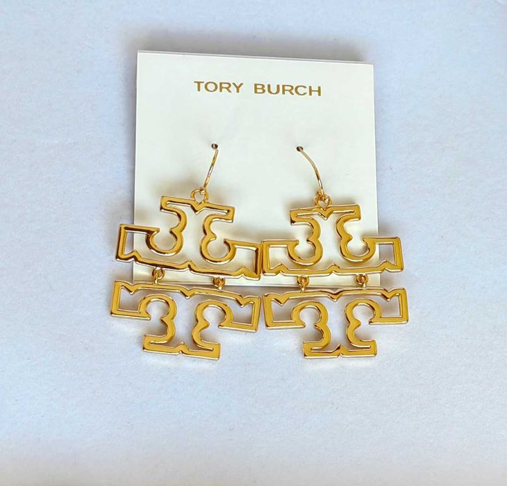 Обеци Tory Burch - Miller hoop earrings