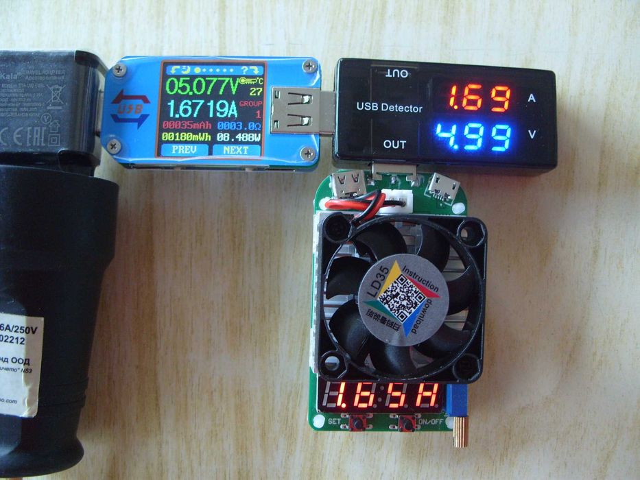 USB тестер-детектор с цветен дисплей KWS-10VA