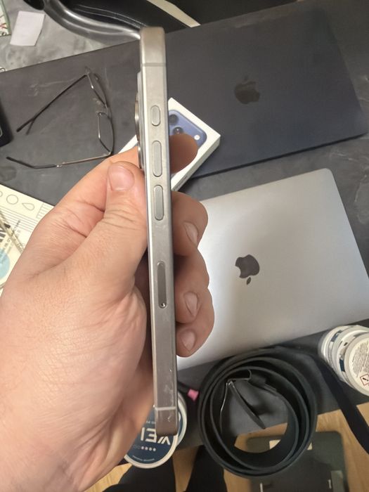 БЕЗ ДРАСКОТИНИ iPhone 15 Pro Natural Titanium 128 GB