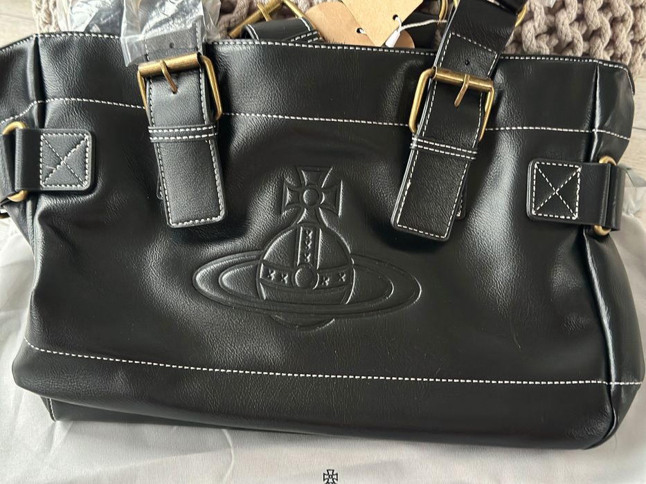 Geanta Vivienne Westwood de mana full Black