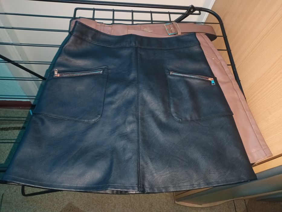 Продам юбку кожаную
