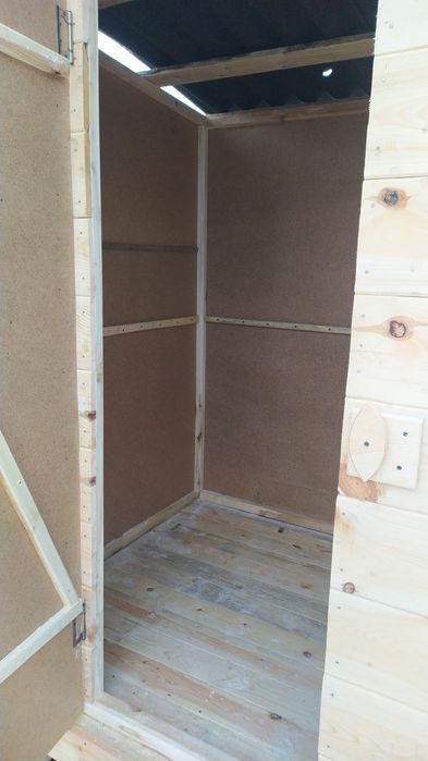 Хозблок из сосновой доски