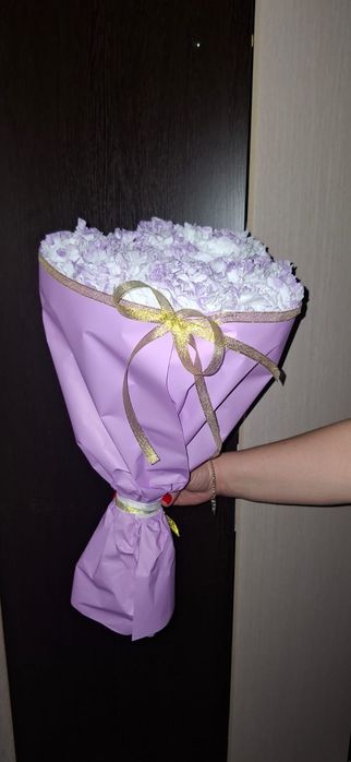 Букеты из салфеток