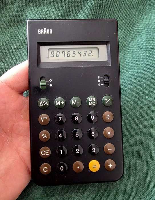 Calculator Braun AG Typ 4993 Dieter Rams