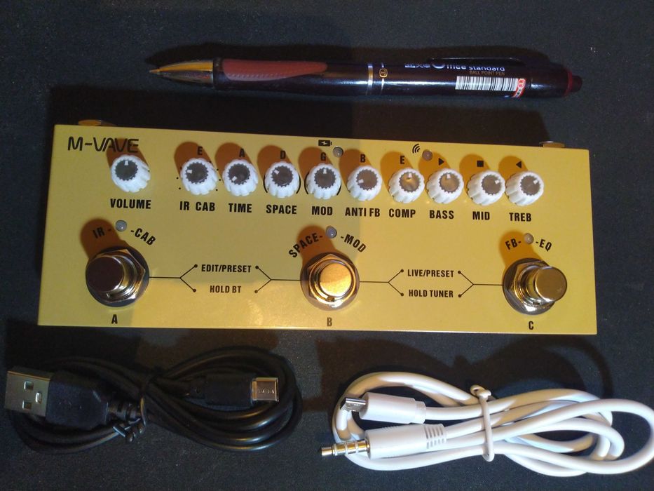 Процессор эффектов для акустической  гитары .