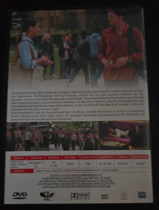 DVD, First Daughter, film romantic de comedie din 2004