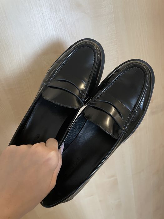 Лоуфъри естествена кожа Massimo Dutti