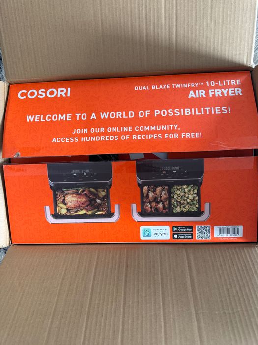 NOU Cosori Air Fryer Nou Dual Blaze TwinFry Friteuza