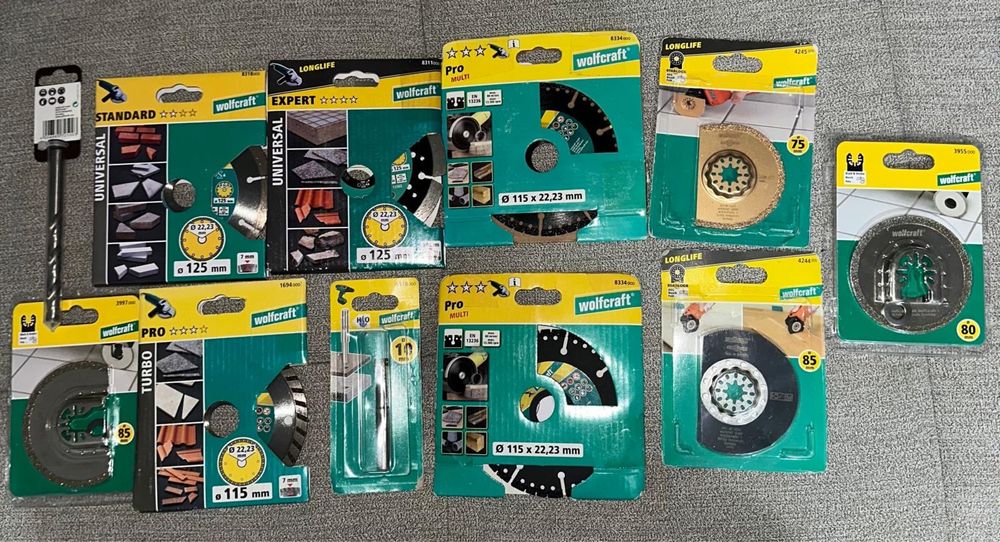 Discuri diamant, 125mm, Wolfcraft! Diverse modele la super pret