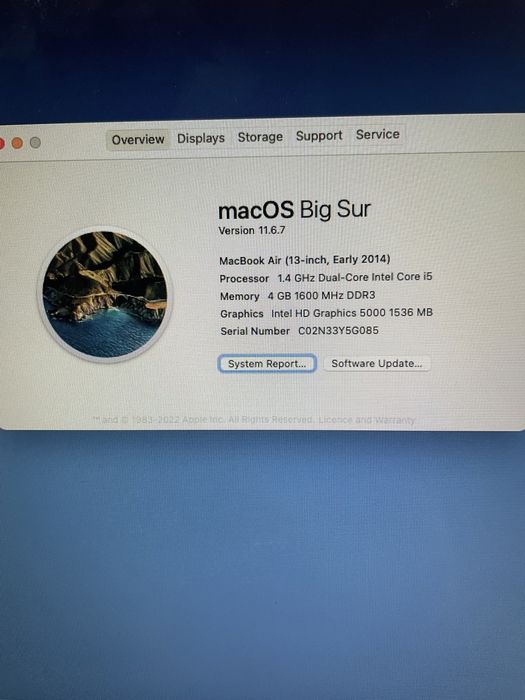 MacBook Air early 2014