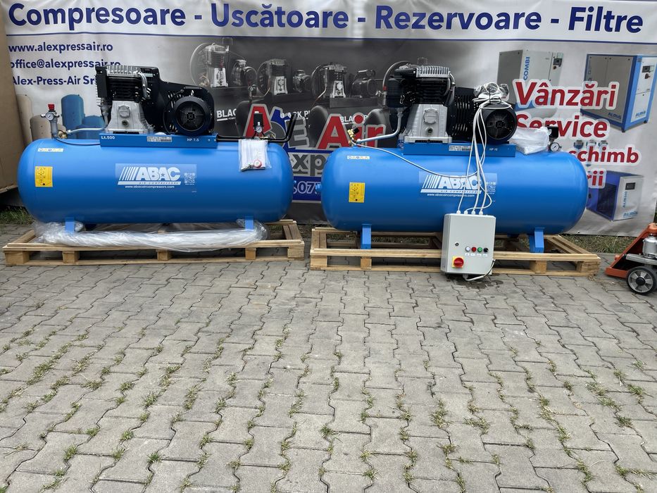 Compresor Profesional cu pistoane 500l/7,5HP/11Bar/5,5kw/Garantie 2ani