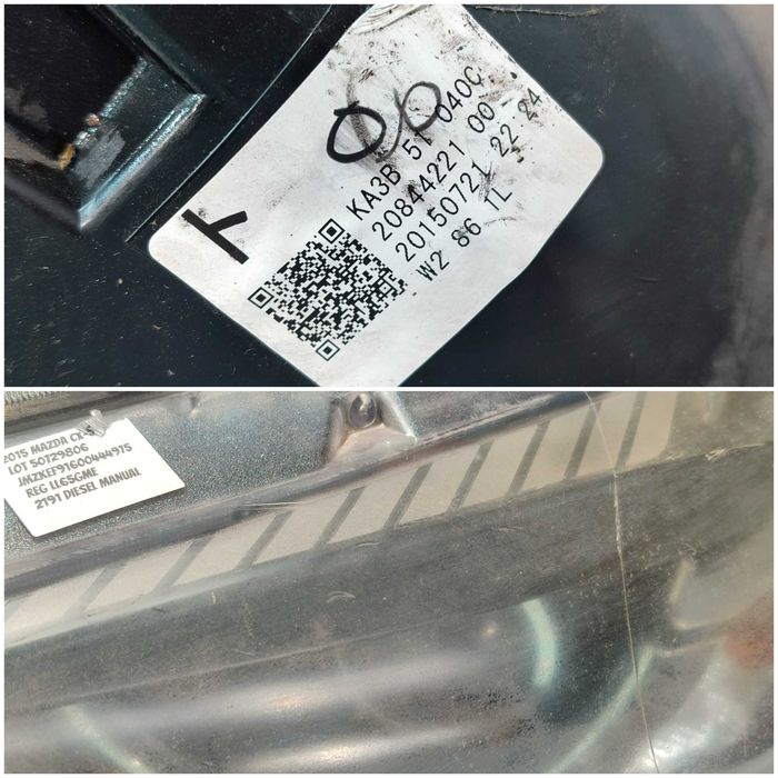 Far stânga UK Mazda CX-5 2015 2.2 Diesel 110kW Bi-Xenon cu lupă Cod OEM: KA3B51040C (4G2)