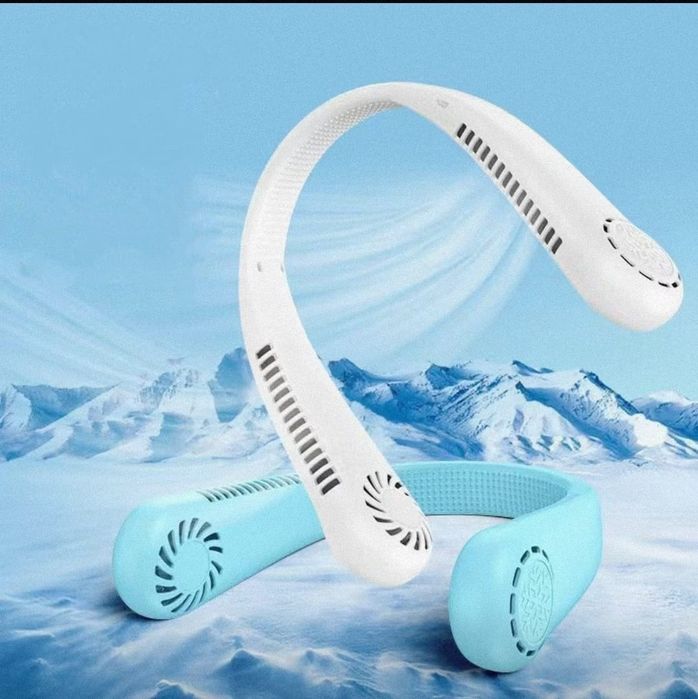 Портативный мини вентилятор на шею