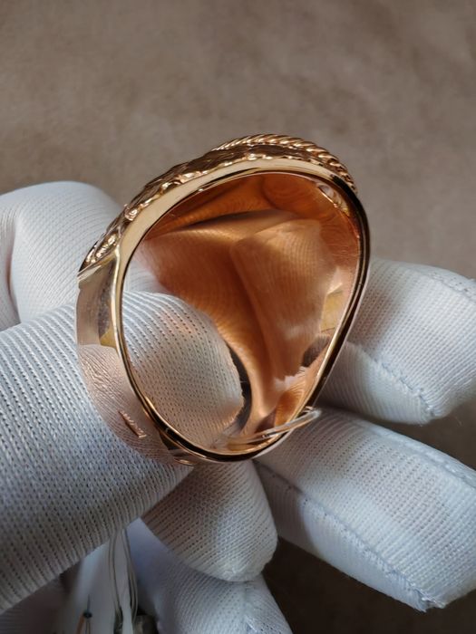 Перстень мужской с агатом