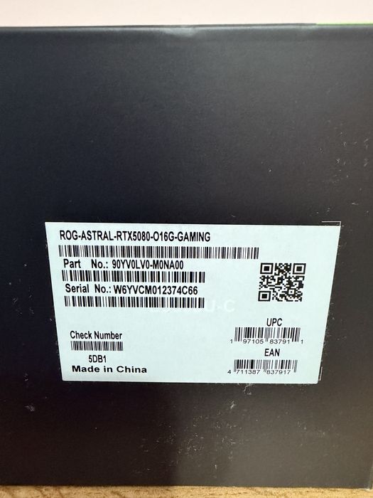 ASUS Astral RTX 5080