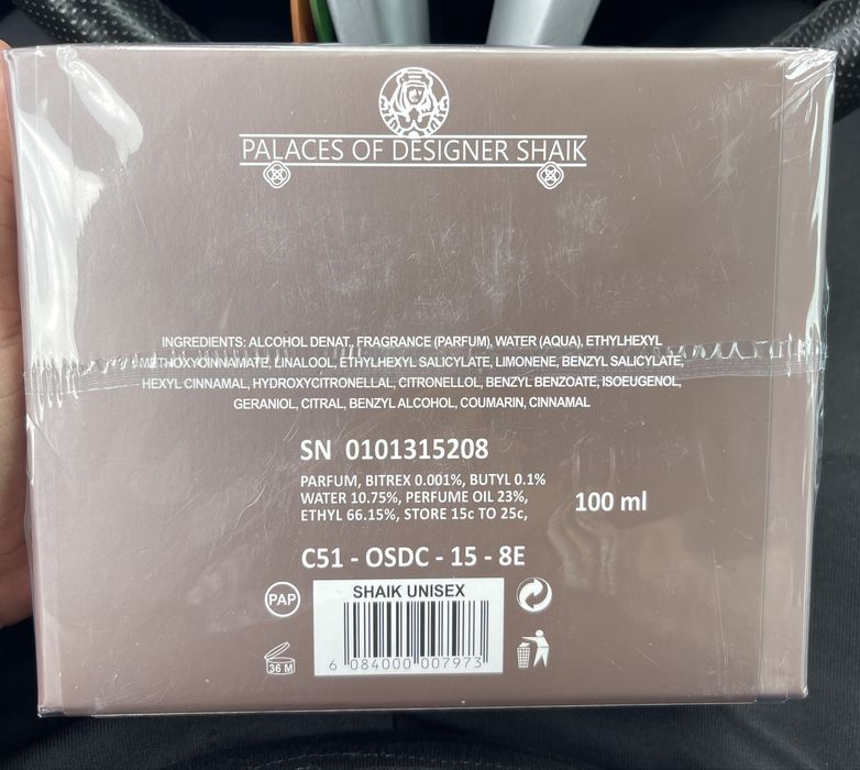 Parfum Shaik  GOLD TOP