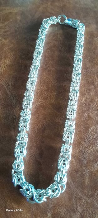 65/Сребърен Синджир Кралска плетка-112грама.