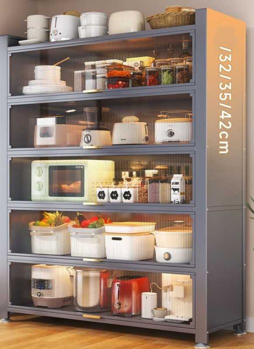 Кухонный шкаф/ Шкаф для посуды стеклянный | Oynali idish shkafi