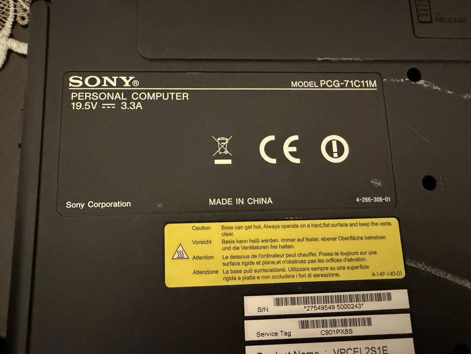 vand /schimb Leptop Sony VAiO