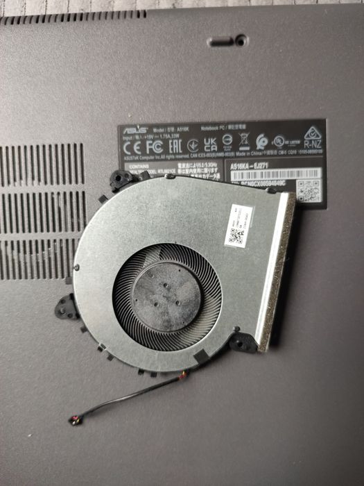 Carcasa laptop Asus model A516K și componente