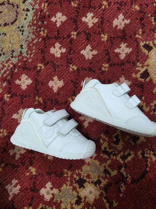 Pantofi ergonomici pentru copii bebeluși din piele Biomecanics