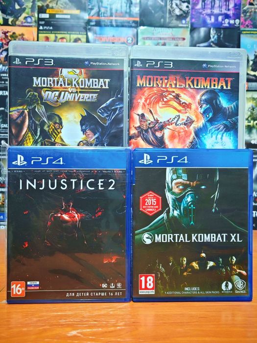Сборник игр Mortal Kombat/Injustice PS3/PS4