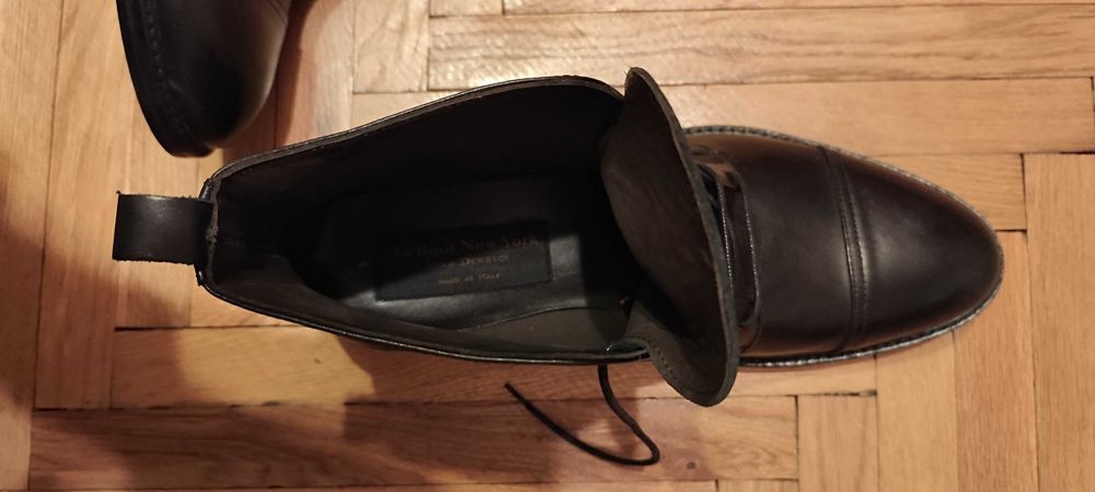 Ghete piele The Boot NY noi nr 41 negre