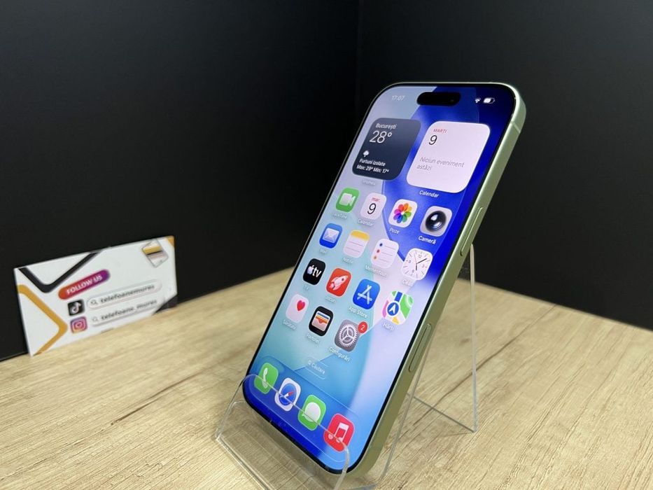 iPhone 17 256Gb Sage E-SIM Nou-Nefolosit 3 ani garanție, Telefoane Mur
