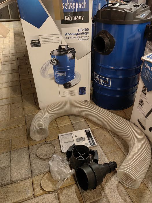 Прахоуловител Scheppach DC100