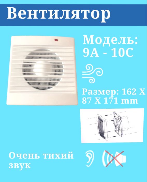Вентилятор вытяжной (1 штук)
