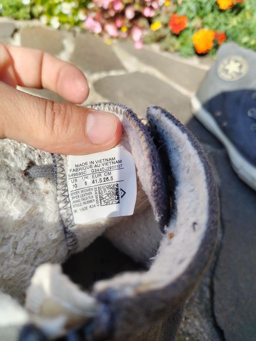 Tenisi de iarna converse piele imblaniti 42