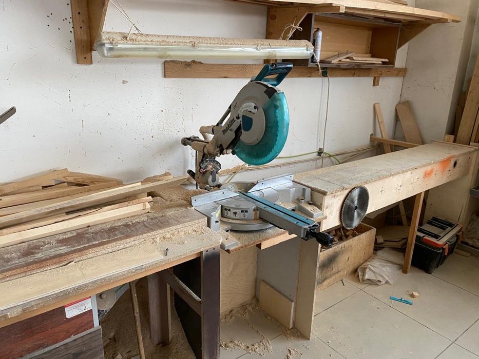 Углорез  и настольная пила Макита