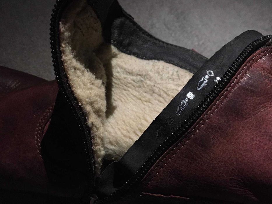Pantofi din piele rosie 5th Avenue, YKK, pentru femei/dame, marimea 38