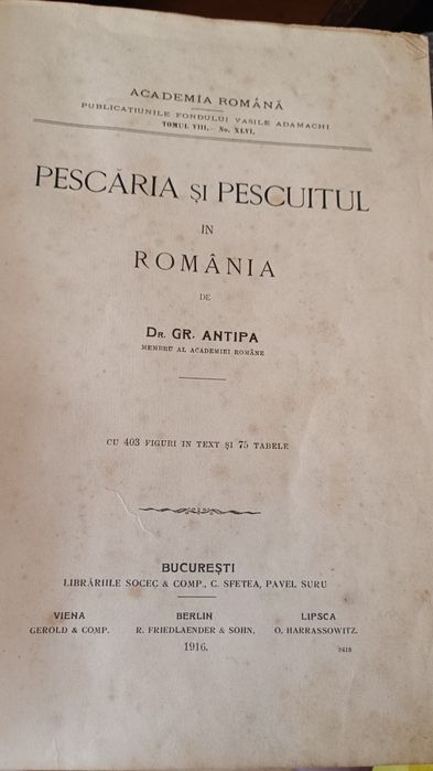 Pescaria și pescuitul in Romania