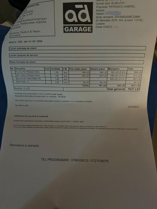 Fiat tipo 1.4 benzina + gpl