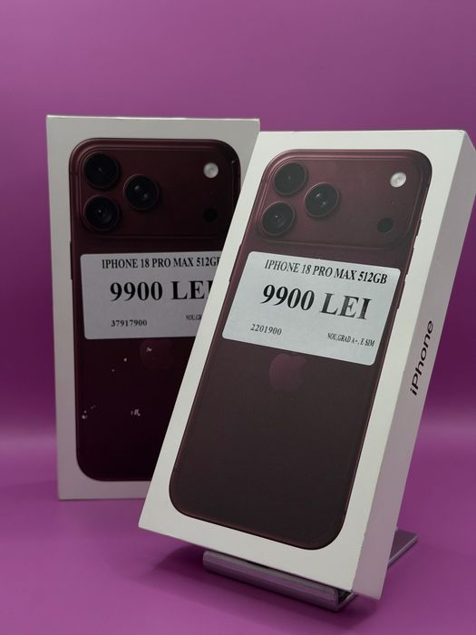 Iphone 18 PRO MAX 512GB •Matei Amanet Margeanului•37917