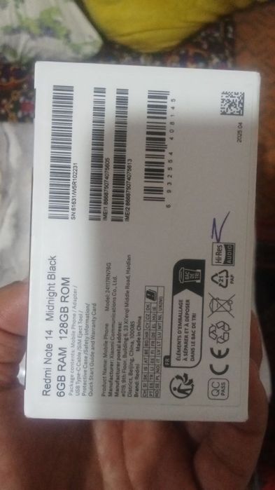 Redmi not 14 6/128