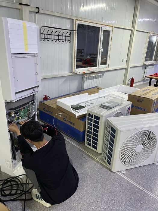 Установка кондиционер