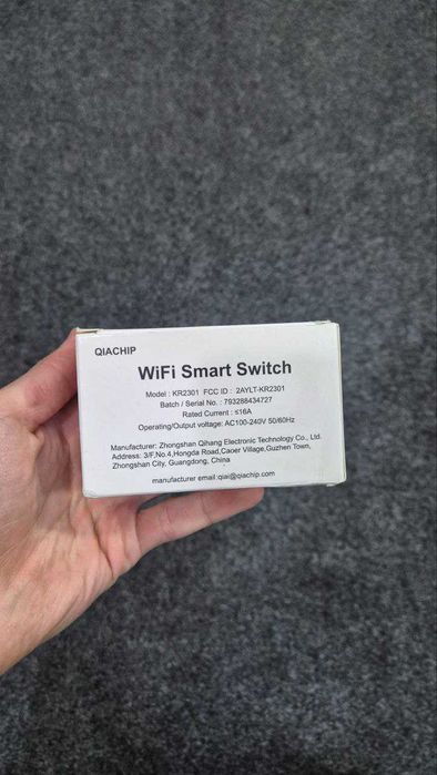 Qiachip WI-FI smart switch
