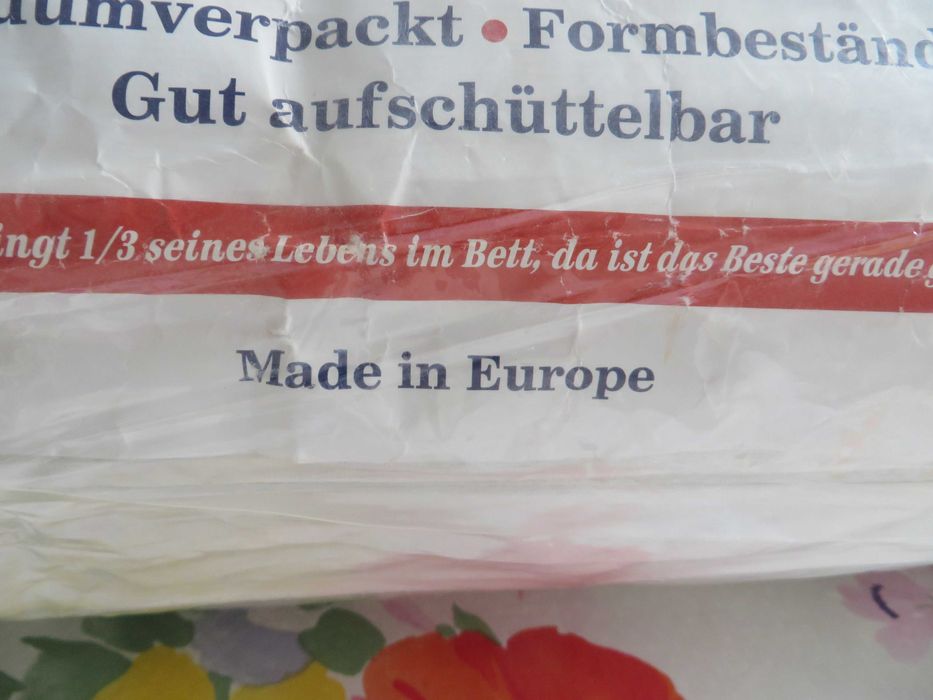 Антибактериална, противоалергична нова възглавница 75х35 см