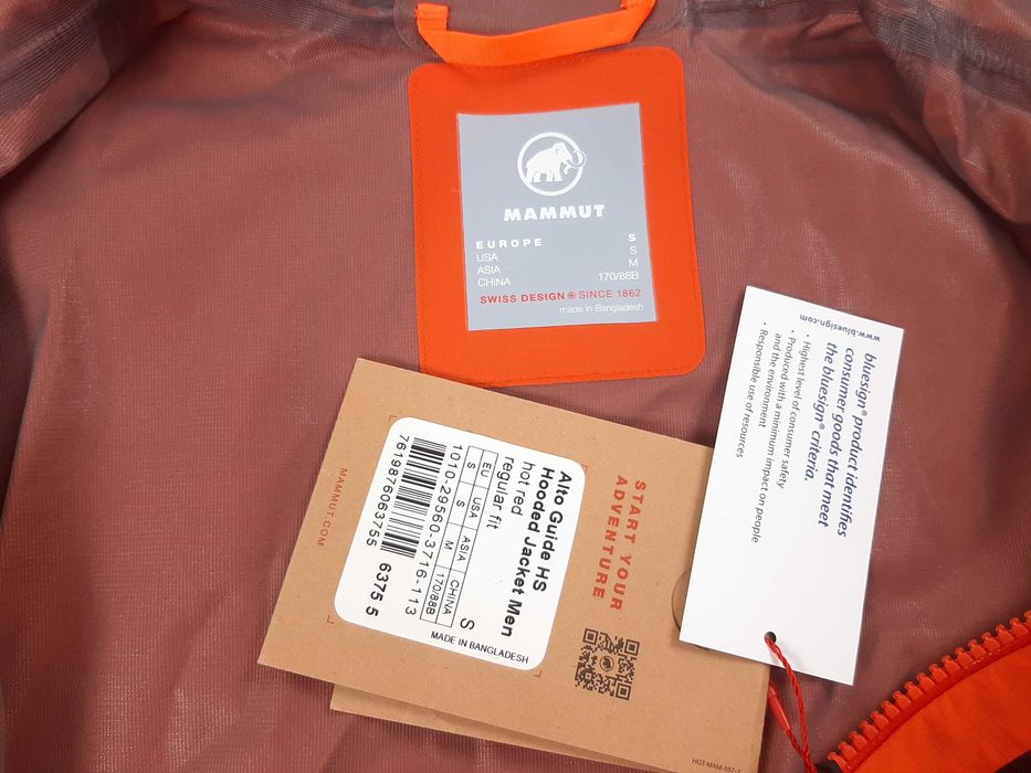 Mammut Alto Guide HS - Оригинално мъжко хардшел яке размер S