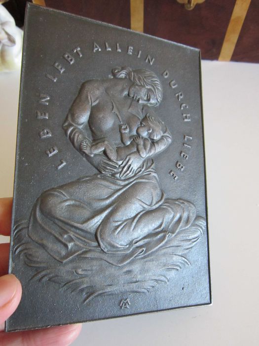 cadou rar Dragoste de mama semnata H.Moshage 1930