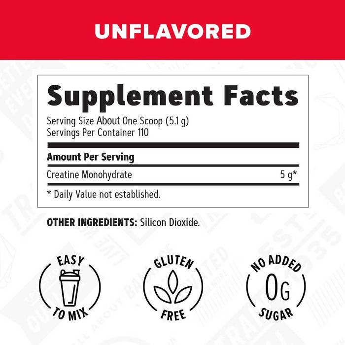 Креатин Моногидрат 561гр 110 порций GNC Live Well Creatine Monohydrate