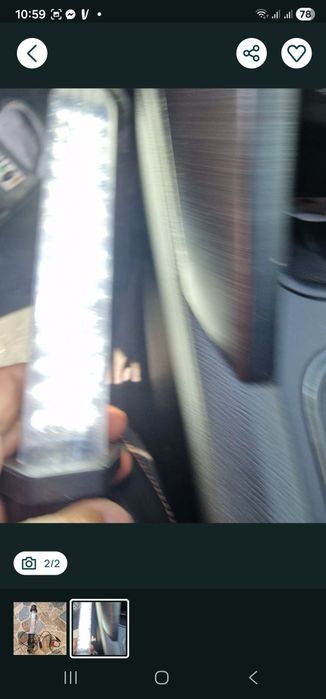 Lampa lucru cu led 12V