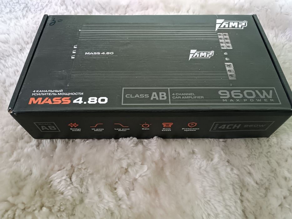 AMP 4 канальный усилитель мощности