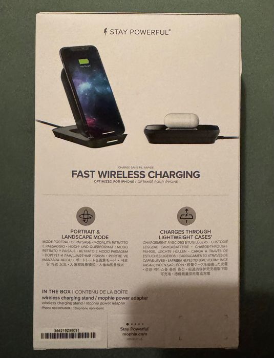 Încărcător WIRELESS Mophie/ încărcare rapidă